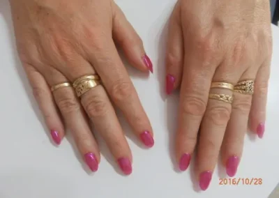 Uñas rosas estetica